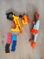 Nerf gun set met pijltjes, Kinderen en Baby's, Speelgoed | Buiten | Actiespeelgoed, Ophalen, Zo goed als nieuw