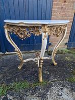 Antieke console tafel met marmeren blad, Antiek en Kunst, Antiek | Meubels | Tafels, Ophalen