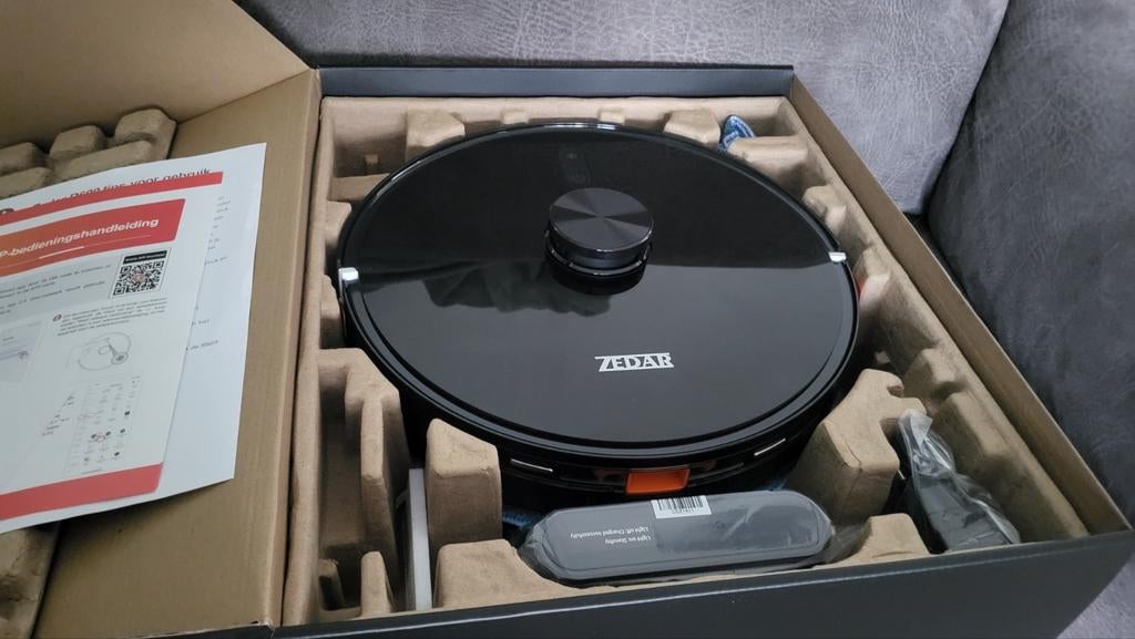 ZEDAR R600 Lidar Robotstofzuiger met dweilfunctie - Nieuw, Ophalen of Verzenden, Nieuw, Robotstofzuiger