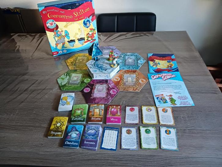 Op avontuur met Geronimo Stilton het spel, Hobby en Vrije tijd, Gezelschapsspellen | Bordspellen, Zo goed als nieuw, Een of twee spelers