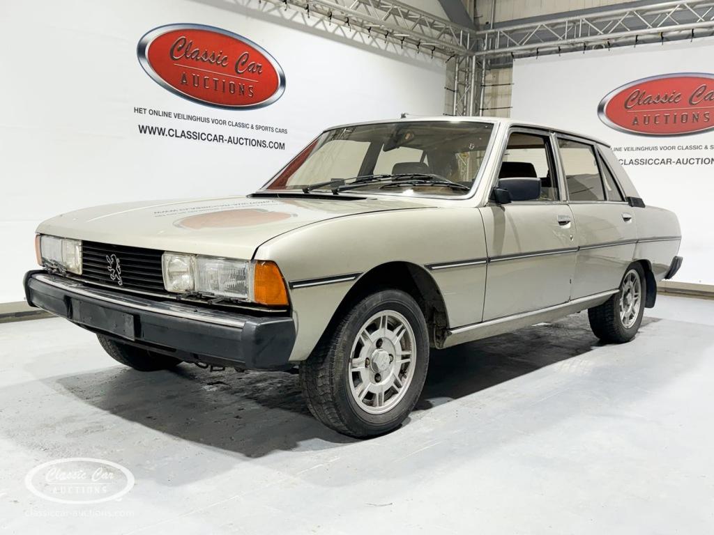 Peugeot 604 GTI  - ONLINE AUCTION, Auto's, Bedrijf, Handgeschakeld, Zilver of Grijs, Peugeot