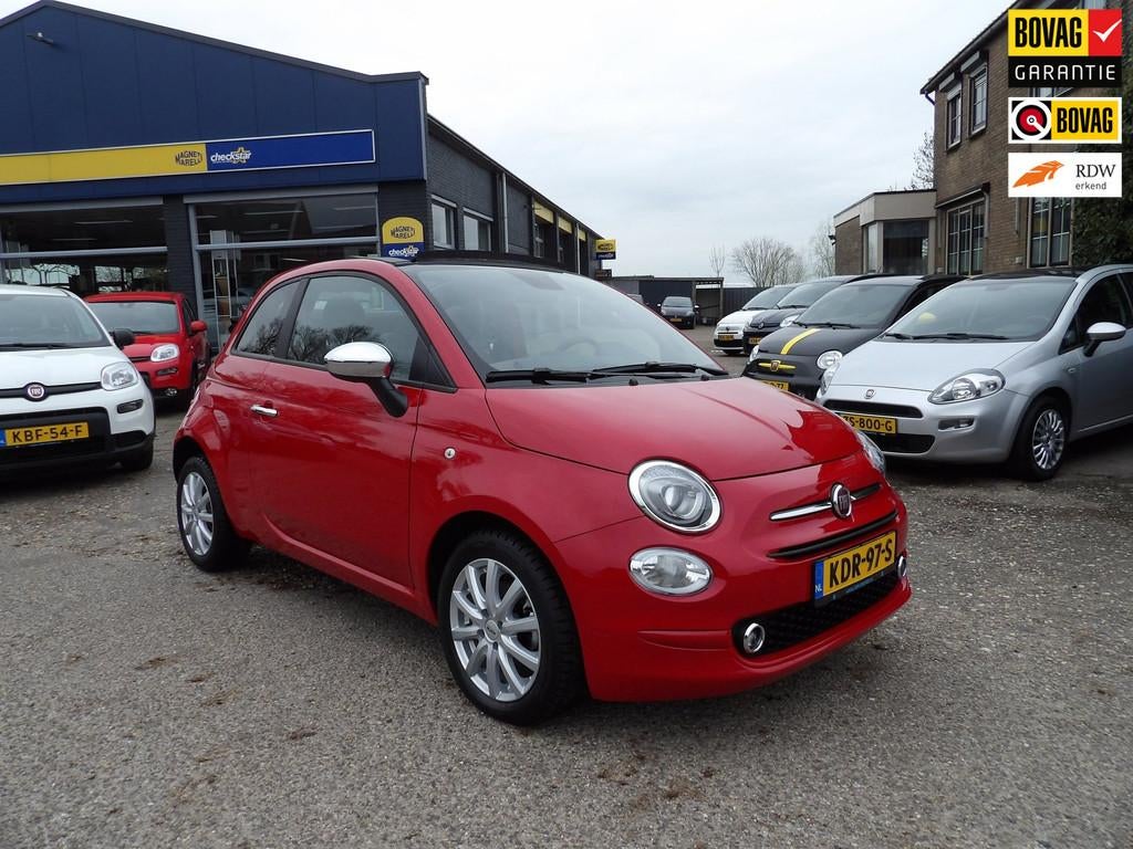 Fiat 500 C 1.0 Hybrid Dolcevita / Carplay / Android auto / R, Voorwielaandrijving, 12 maanden, Stof, Gebruikt