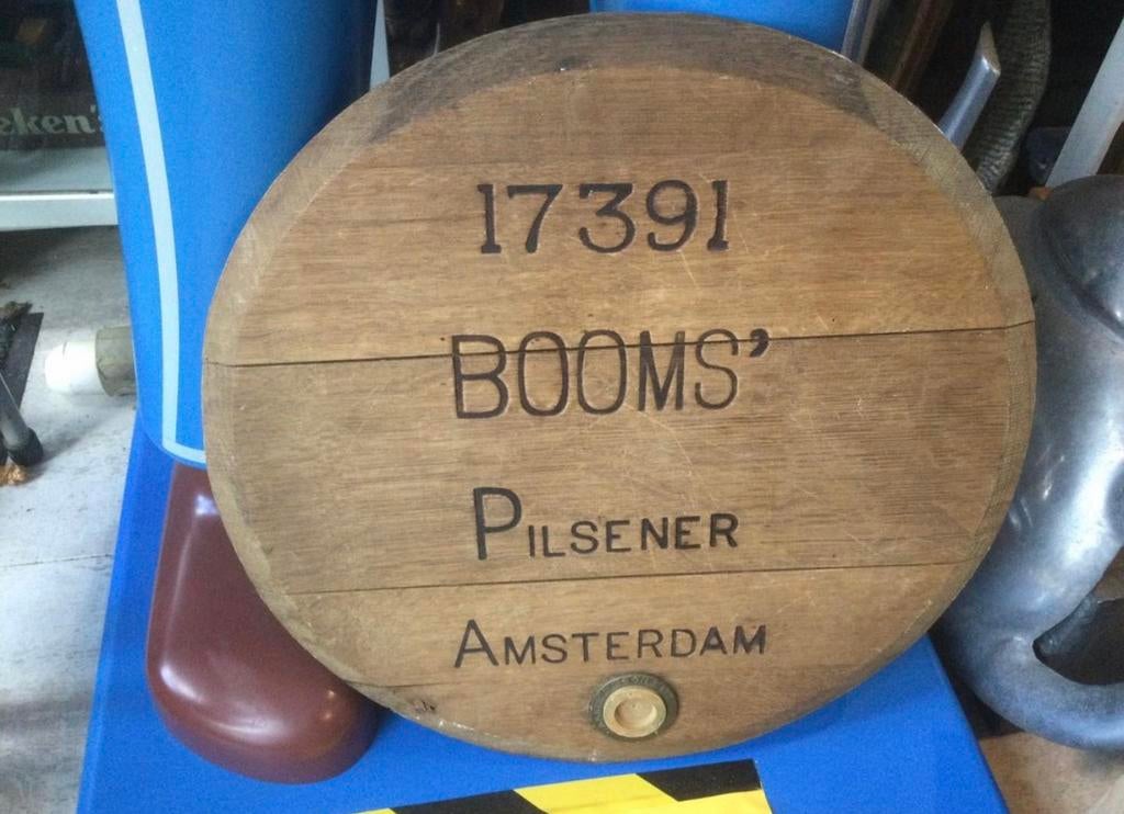 BOOMS PILSENER BIER BIERTON DEKSEL, Ophalen of Verzenden, Gebruikt, Overige typen, Overige merken