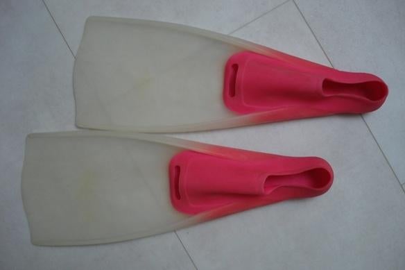 Zgan kinder zwemvliezen flippers snorkelen Snorkelvinnen, Ophalen of Verzenden, Zo goed als nieuw, Snorkelvinnen