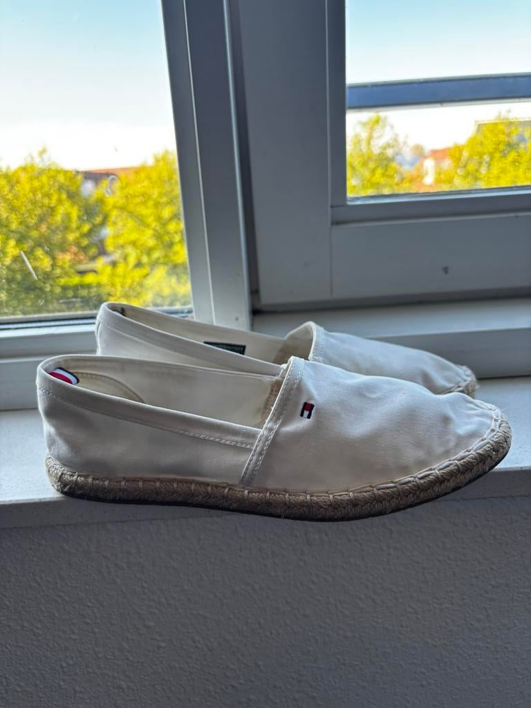 Tommy Hilfiger maat 40, Verzenden, Gedragen, Blauw, Sneakers of Gympen