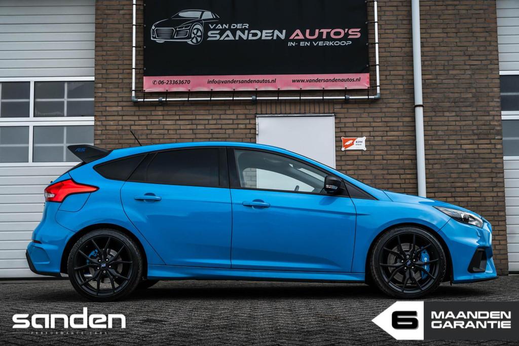 Ford Focus 2.3 RS LSD Blue & Black|Sony|Cam|CarPlay|Recaro, Auto's, Ford, Bi-Xenon koplampen, 4 cilinders, Blauw, 2300 cc