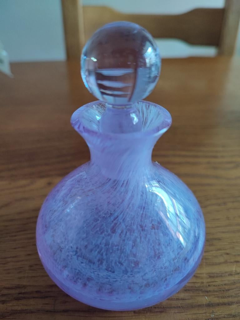 Vintage Caithness Glass flesje uit Schotland, Antiek en Kunst, Ophalen of Verzenden