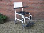 Invacare po douchestoel 46cm RVS po en remmen op 4 wielen, Diversen, Ophalen, Zo goed als nieuw