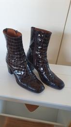 Echt leren laarzen, Ophalen, Bruin, Lage of Enkellaarzen, Zo goed als nieuw