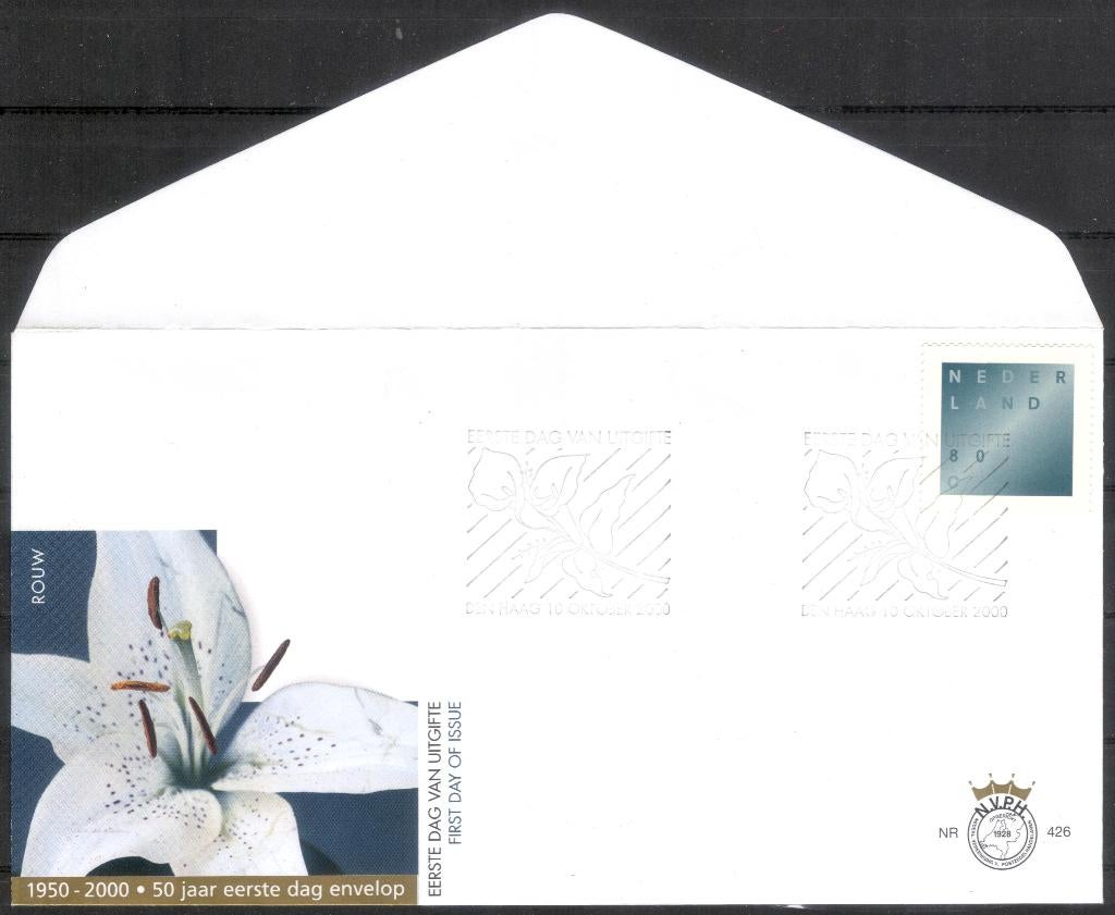 E426 - rouwzegel, Postzegels en Munten, Postzegels | Eerstedagenveloppen, Verzenden, Onbeschreven, Nederland