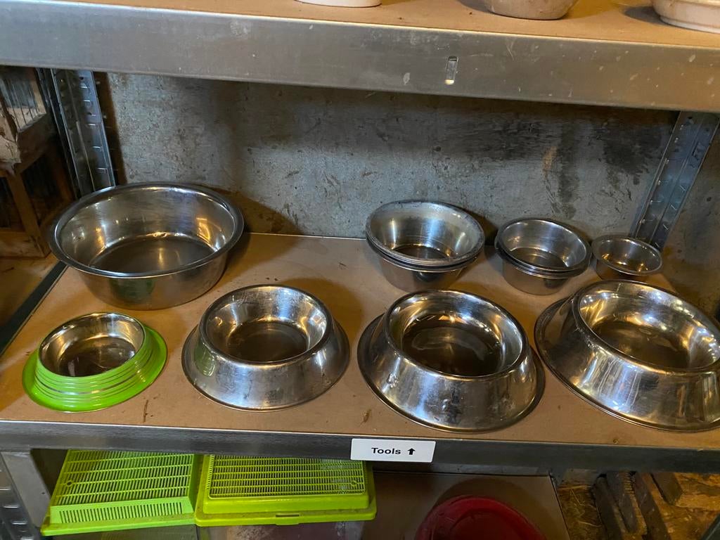 Voer/water bakjes, Ophalen, Zo goed als nieuw, Voerbakje