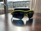 Oakley Radar Zonnebril – Neon Geel / Zwart – Sportbril, Ophalen of Verzenden, Zo goed als nieuw, Zwart, Oakley