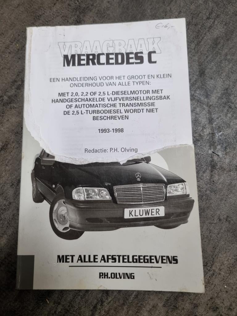 Vraagbaak Mercedes C klasse, Auto diversen, Handleidingen en Instructieboekjes, Ophalen of Verzenden