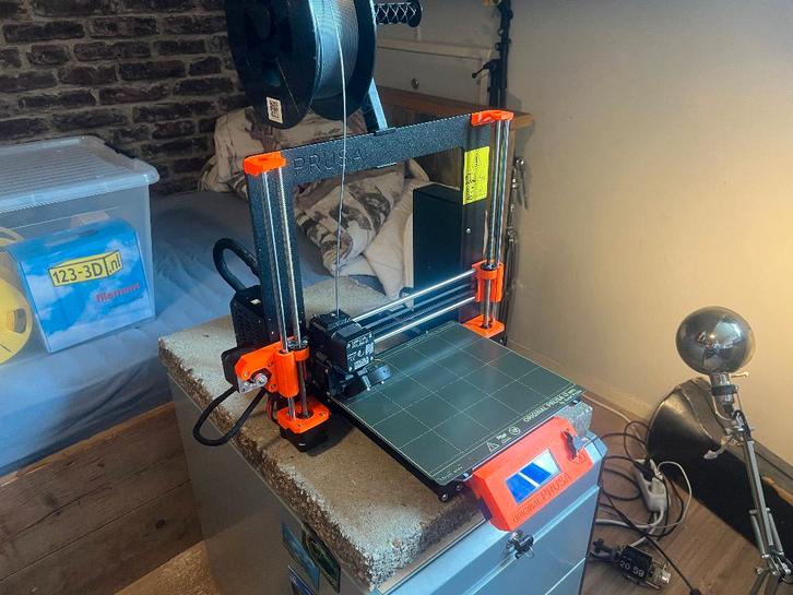 Prusa MK3S+ incl. filament, Computers en Software, 3D Printers, Gebruikt, Ophalen
