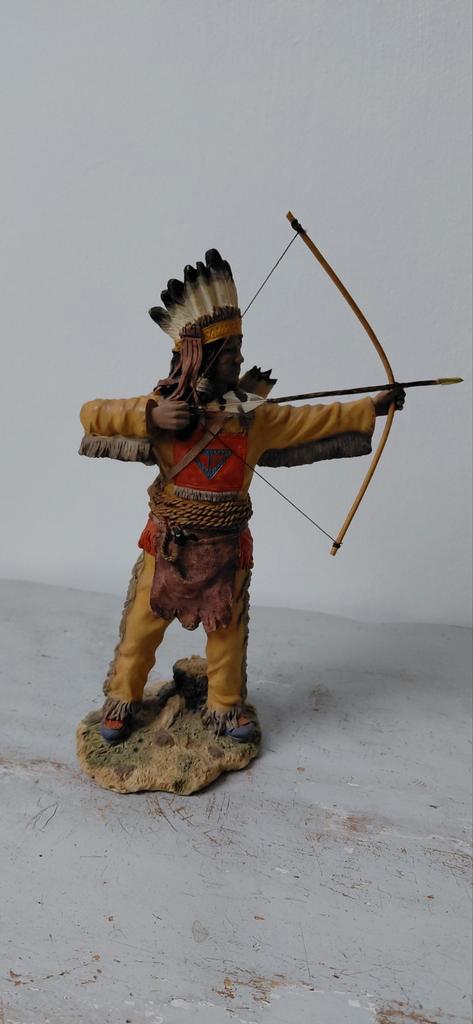 Beeld Indiaan Sitting Bull, Antiek en Kunst, Kunst | Overige Kunst, Ophalen of Verzenden