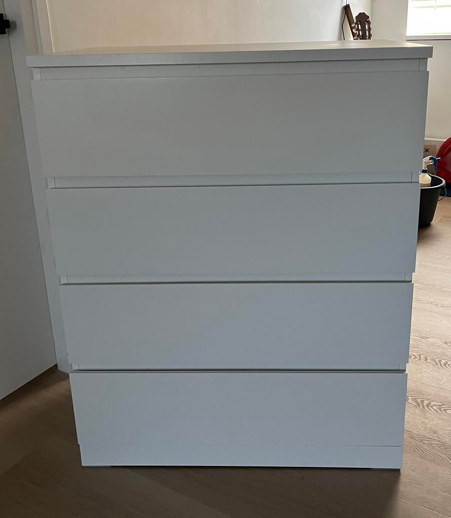 Ladekast Malm Ikea, Huis en Inrichting, Ophalen, Gebruikt, 50 tot 100 cm, 3 of 4 laden