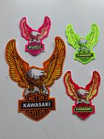3 x Kawasaki en 1 x Puch sticker., Ophalen of Verzenden, Gebruikt, Overige typen