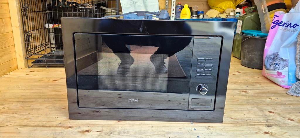 CDA Inbouw Magnetron met grill functie, Witgoed en Apparatuur, Magnetrons, Ophalen, Magnetron, Inbouw, Draaiplateau