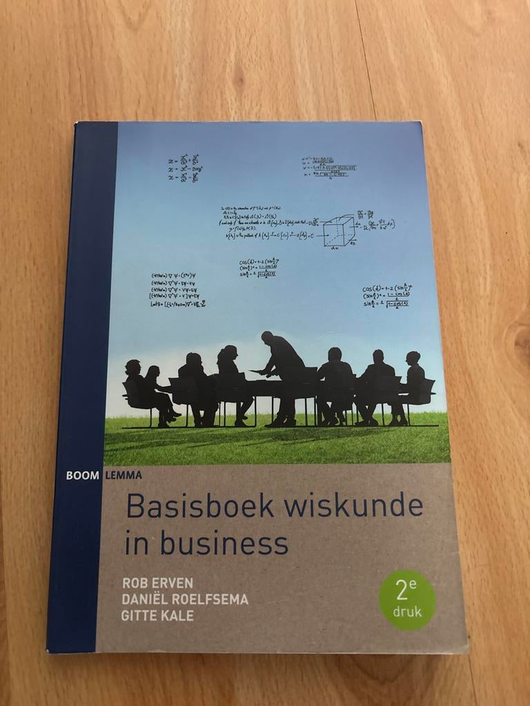 Basisboek wiskunde in business, Boeken, Ophalen, Beta, Zo goed als nieuw, HBO