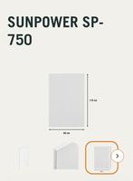 Sunpower SP 750 Infrarood Paneel + Thermometer, Ophalen, 500 tot 800 watt, Kachel, Zo goed als nieuw