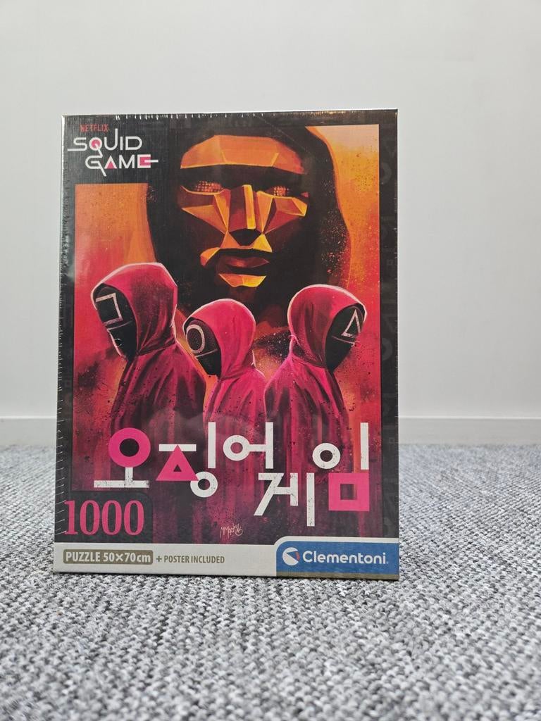 Squid Game Puzzel 1000 stukjes nieuw, Ophalen of Verzenden, 500 t/m 1500 stukjes, Nieuw, Legpuzzel