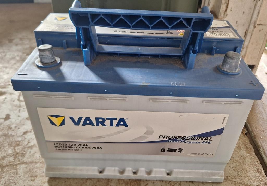 VARTA Professional Dual Purpose EFB Accu 12V 70Ah, Auto-onderdelen, Accu's en Toebehoren, Ophalen, Nieuw