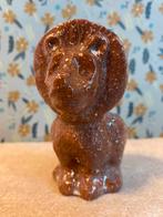 Rood aardewerk leeuw beeldje met signatuur, Antiek en Kunst, Antiek | Keramiek en Aardewerk, Ophalen of Verzenden