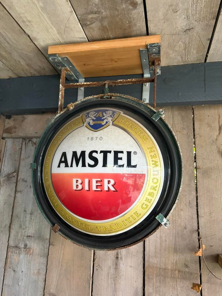 Amstel lichtbak, Ophalen, Zo goed als nieuw