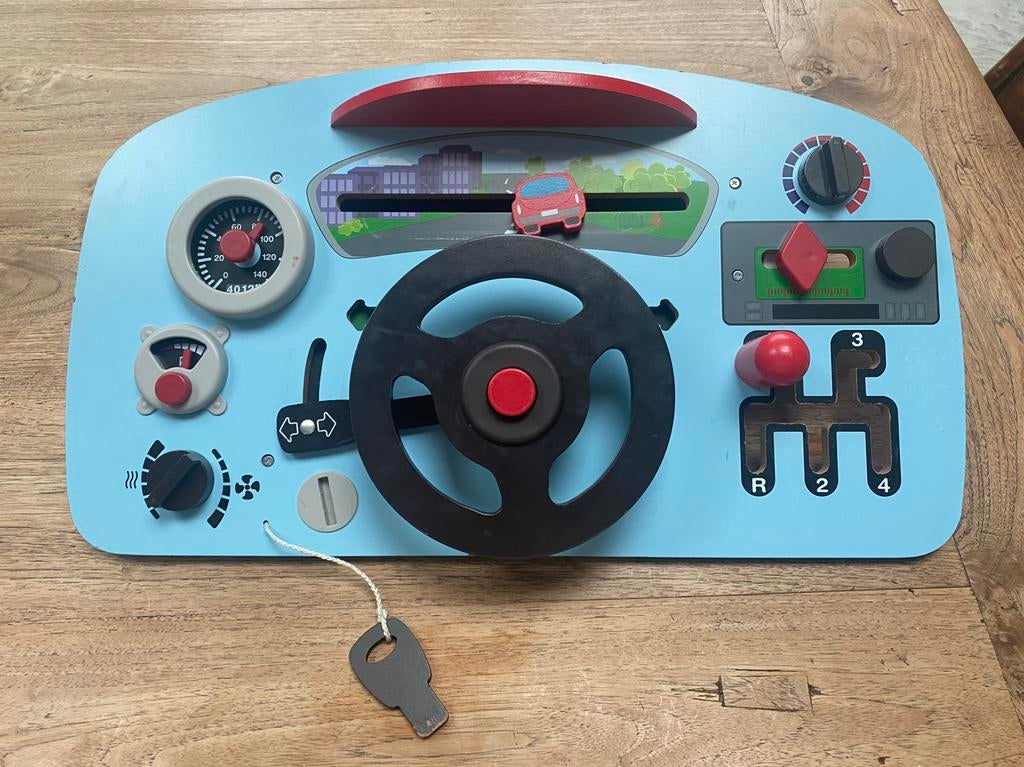 Houten autostuur/stuurtje/dashbord, zgan, Ophalen of Verzenden, Zo goed als nieuw