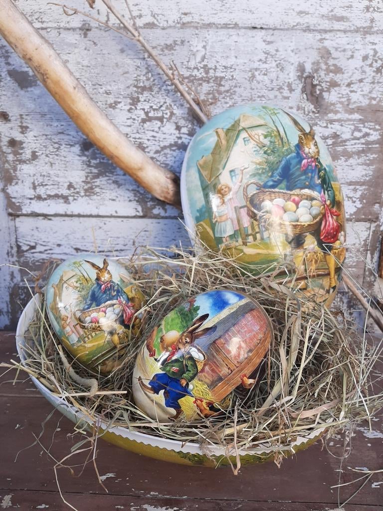 Grote candycontainer paasei (etalage) en 2 kleinere modellen, Diversen, Ophalen of Verzenden