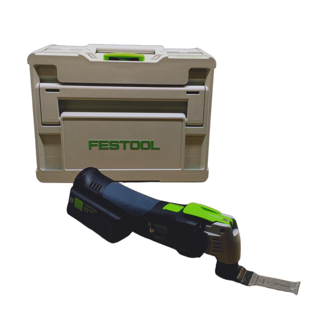 Festool VECTURO OSC 18 E-Basic Multitool | Nieuwstaat, Festool, Zo goed als nieuw, Support@festool.com, Festool GmbH, Wertstraße 20, 
73240 Wendlingen
Germany