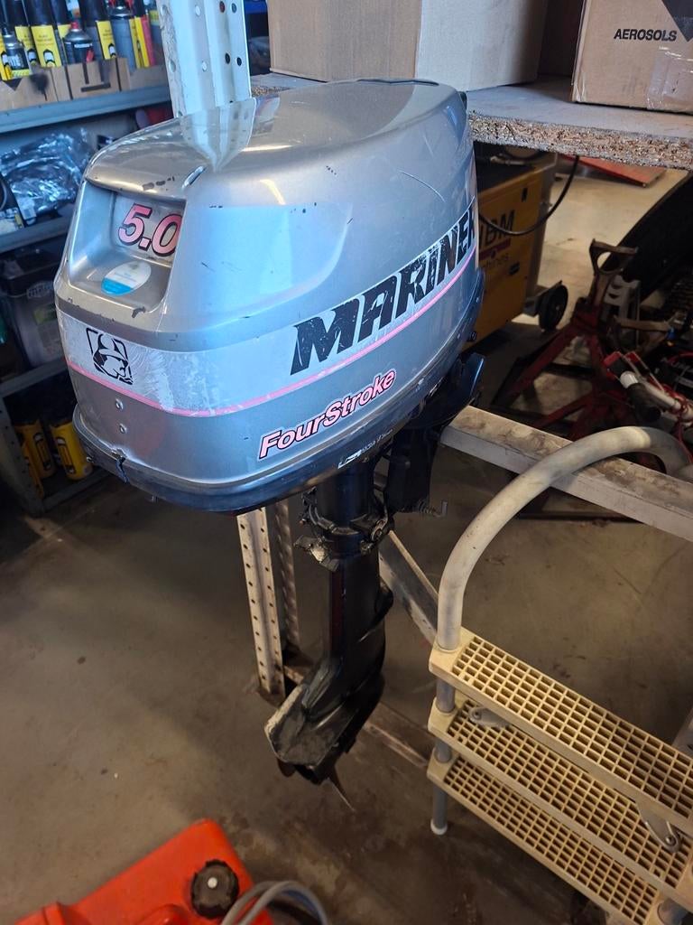 Mariner 5.0 FourStroke Buitenboordmotor, Watersport en Boten, Ophalen, Gebruikt, 5 tot 10 pk, Geen idee?