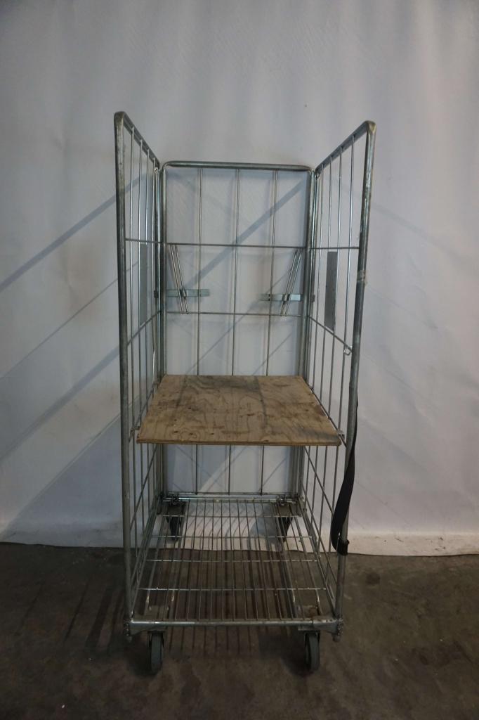 Rolcontainer transportwagen transportkar, Niet ingevuld, Gebruikt, Transportkar, Ophalen of Verzenden