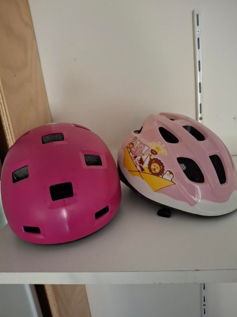 Gratis 2x kleuterhelm, Ophalen, Gebruikt