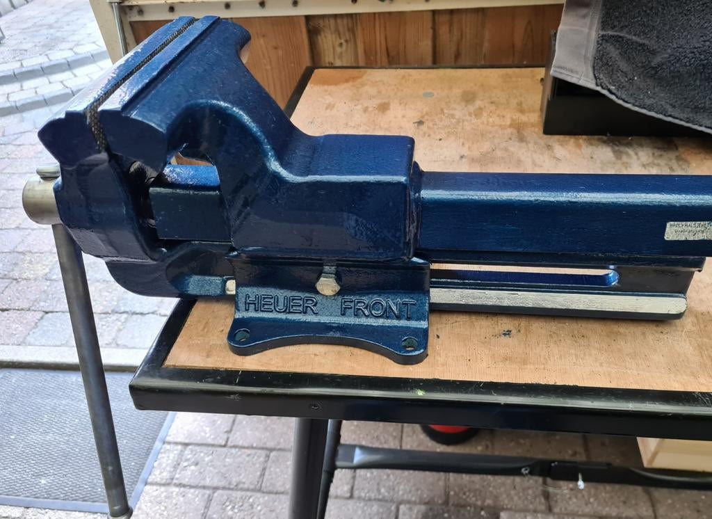 Heuer Front 180mm bankschroef, Ophalen of Verzenden, Bankschroef