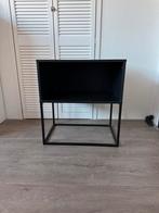 IKEA kastje - Zwart metalen frame met opbergvak, Ophalen, Gebruikt