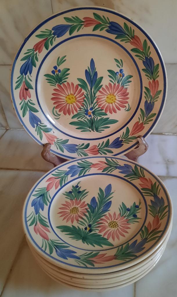 Henriot Quimper - Gebak/taartset, Ophalen of Verzenden