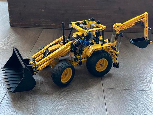 Lego technic 8069 backhoe loader, Kinderen en Baby's, Speelgoed | Duplo en Lego, Gebruikt, Lego, Complete set, Ophalen of Verzenden