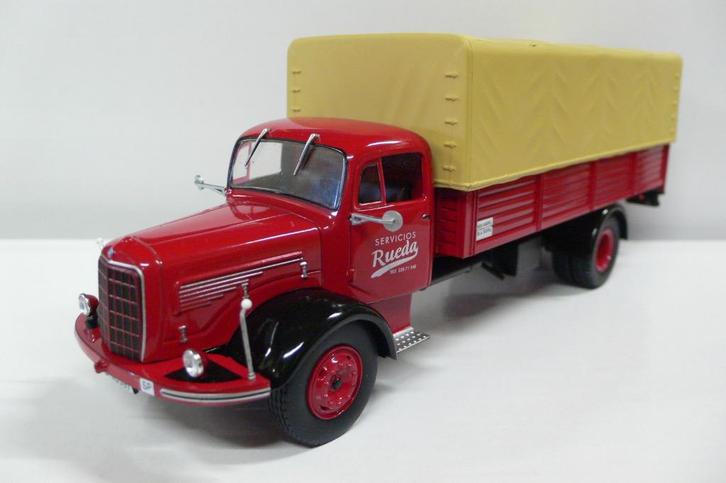 mercedes-rueda-bakwagen -puntgaaf !!! altaya  1/43-SCHAARS!!, Hobby en Vrije tijd, Modelauto's | 1:43, Nieuw, Bus of Vrachtwagen