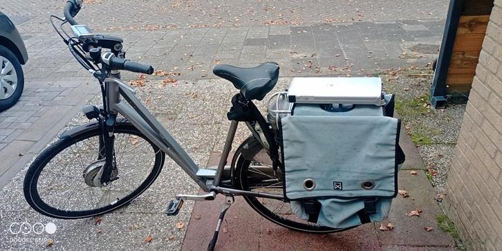 Good electric Bike with 2 batteries, Fietsen en Brommers, Fietsen | Heren | Herenfietsen, Gebruikt, Sparta, Ophalen