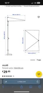 parasol grijs NIEUW ikea EUR 20, Tuin en Terras, Parasols, Ophalen, Nieuw