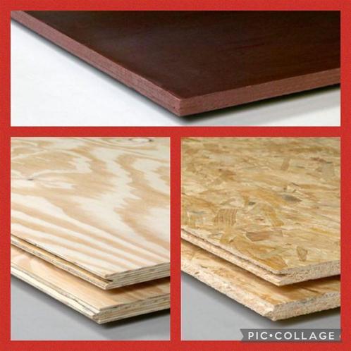 underlayment osb||| betonplex, Doe-het-zelf en Verbouw, Platen en Panelen, Nieuw, Betonplex, Minder dan 20 mm, Ophalen of Verzenden