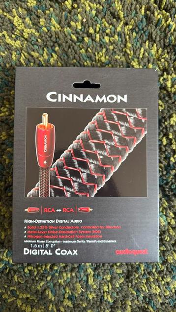 Audioquest Cinnamon Digital Coax (RCA) 1,5m beschikbaar voor biedingen