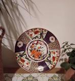 Decoratieve wandbord met bloemmotief, Ophalen of Verzenden