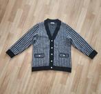 Zwart wit vest met parel knopen, Mango maat S, Mango, Zwart, Ophalen of Verzenden, Maat 36 (S)