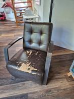 leren stoel van loods 5, Ophalen, Gebruikt, Leer