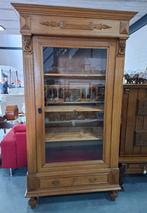 Vitrinekast als eyecatcher,  naturel eiken grote kast, Huis en Inrichting, Kasten | Vitrinekasten, Ophalen, 200 cm of meer, 25 tot 50 cm
