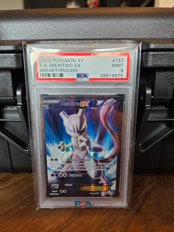 Mewtwo EX Breakthrough PSA 9! beschikbaar voor biedingen