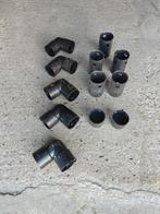 Diverse koppelstukken drainage, Doe-het-zelf en Verbouw, Buizen en Afvoer, Bochten, Pvc, Ophalen of Verzenden, Minder dan 2 meter