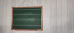 Magneetbord schoolbord groen met houten frame, Ophalen of Verzenden, Gebruikt, Accessoires
